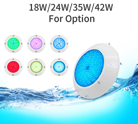 IP68 Waterproof LED Concrete Pool Light RGB 18W 24W 35W Kontrol WiFi