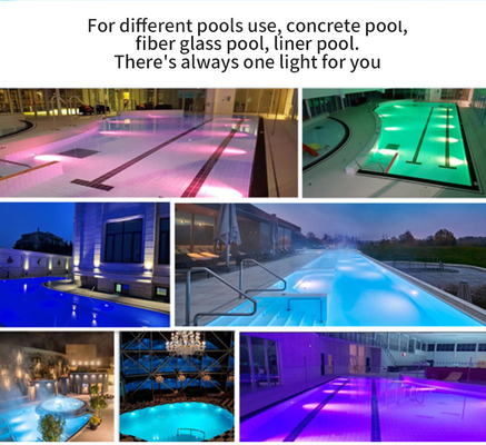 SMD2835 12V Lights Untuk Fiberglass Pools, RGB LED Color Changing Swimming Pool Lights