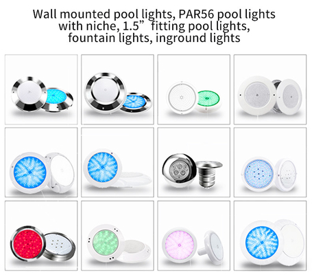 IP68 Waterproof LED Fiberglass Pool Light 6W Ramah Lingkungan